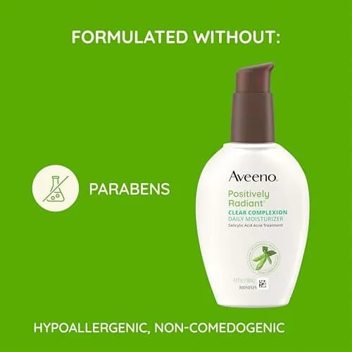 Aveeno Positively Radiant Clear Complexion Face Moisturizer 120ml (4 Fl Oz) | Acne Lotion for Oily & Sensitive Skin thumbnail 6