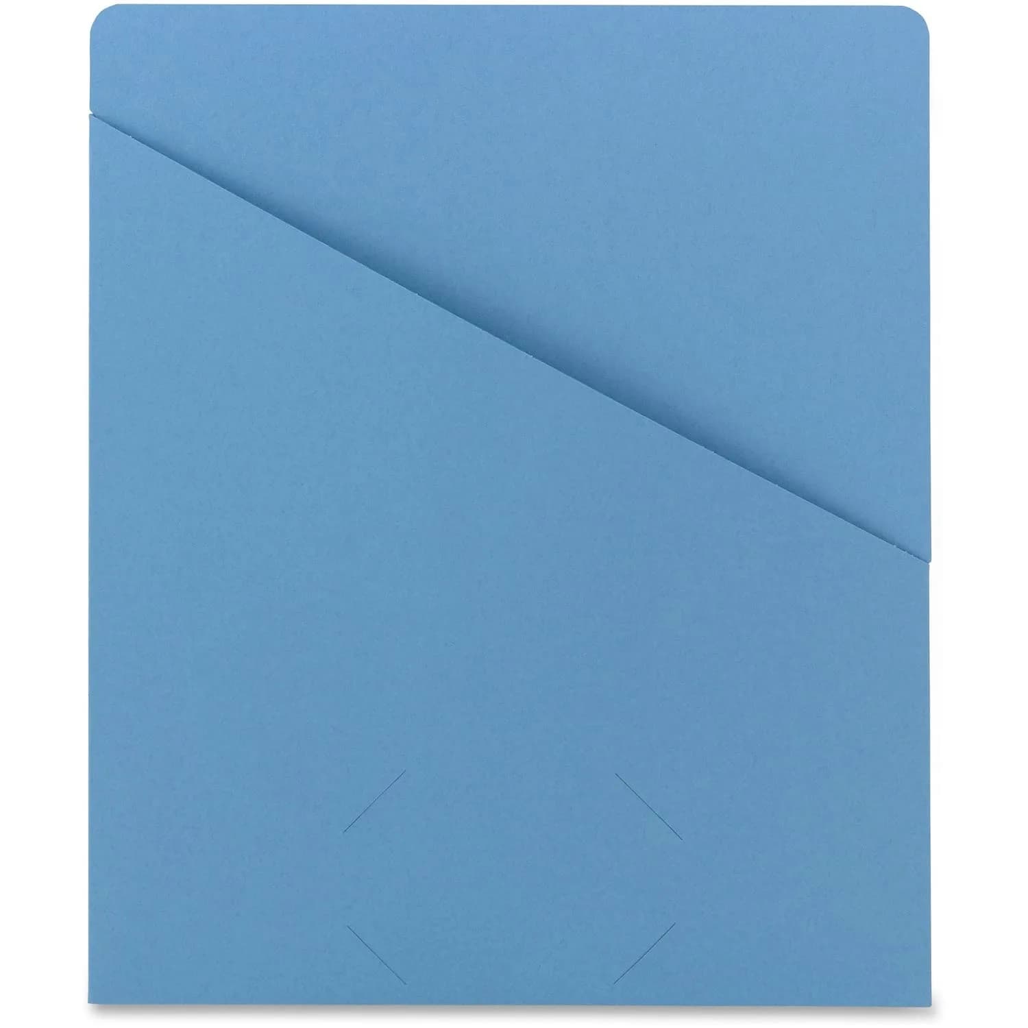 SMEAD File Jacket Letter Size Assorted Colors 25 Pack | Secure & Organized Document Storage — Blue