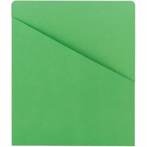 SMEAD File Jacket Letter Size Green Pack of 25 | Secure & Organized Document Storage thumbnail 1