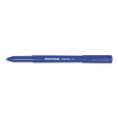 Paper Mate Write Bros. Ballpoint Pens, Medium Point (1.0mm), Blue, 12 Count | Smooth Ink, Sleek Design thumbnail 5