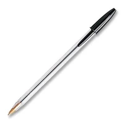 BIC Cristal Xtra Smooth Black Ballpoint Pens, Medium Point, 12-Count Pack | Smooth Ink Flow thumbnail 5