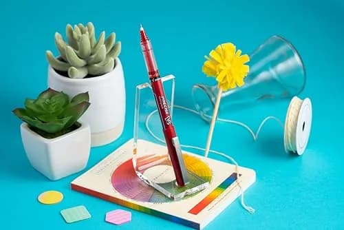 Pilot Precise V5 Rollerball Pen 0.5mm Extra Fine Point Red Pack of 5 | Smooth, Precise & Fade-Resistant thumbnail 5