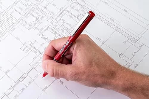 Pilot Precise V5 Rollerball Pen 0.5mm Extra Fine Point Red Pack of 5 | Smooth, Precise & Fade-Resistant thumbnail 6