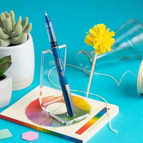 PILOT Precise V5 Rollerball Pens, Extra Fine Point 0.5mm Blue, Pack of 12 | Smooth Writing, Fade-Resistant Ink thumbnail 2