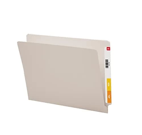 Smead Gray File Folders with Reinforced Tab, Letter Size, 100 per Box | Industry Standard for Efficient Shelf Filing thumbnail 4