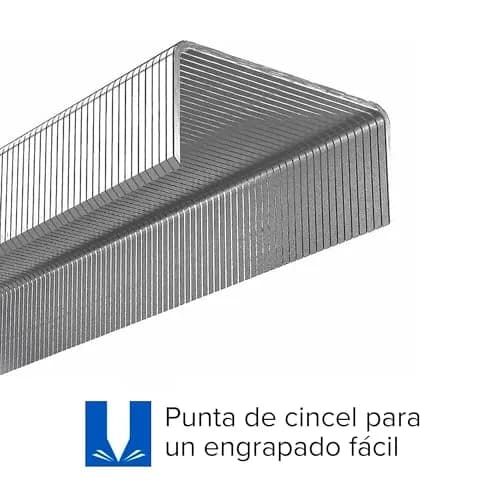 Rexel Heavy Duty Staples 3/8" Length | 60 Sheet Capacity, 100/Strip, 1000/Box thumbnail 3