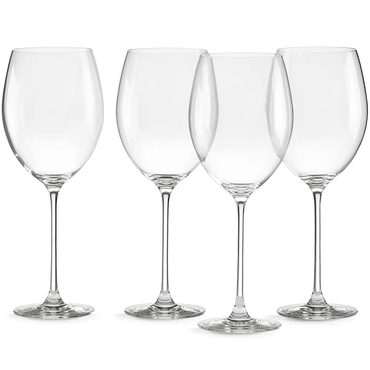 Lenox Tuscany Classics Bordeaux Glass Set, 4-piece, 26.5oz | Elegant European Crystal for Bordeaux Wines — Bordeaux Glasses