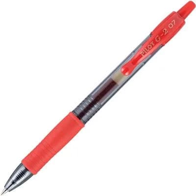 Pilot G2 Premium Gel Roller Pens Fine Point 0.7 mm Red Pack of 12 | Smooth Ink Flow Writing Instrument thumbnail 5