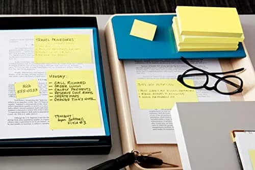 Post-it Notes 1 3/8 x 1 7/8 in | Canary Yellow, 12 Pads, 100 Sheets Each, Original USA Office Supplies thumbnail 6