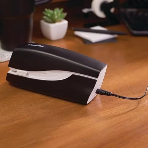 Swingline Electric Stapler 20 Sheet Capacity Portable Full Strip Black | Dual Power, Quiet, 2-Year Warranty thumbnail 8