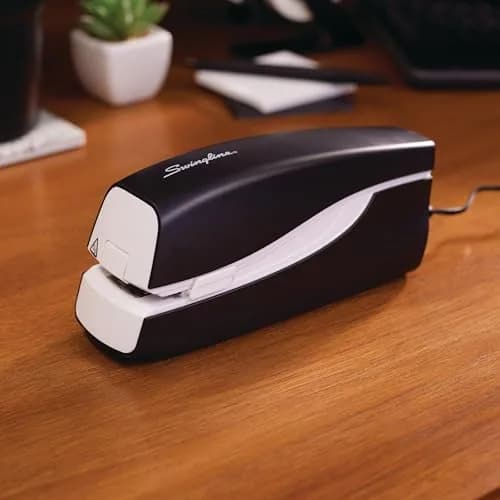 Swingline Electric Stapler 20 Sheet Capacity Portable Full Strip Black | Dual Power, Quiet, 2-Year Warranty thumbnail 2