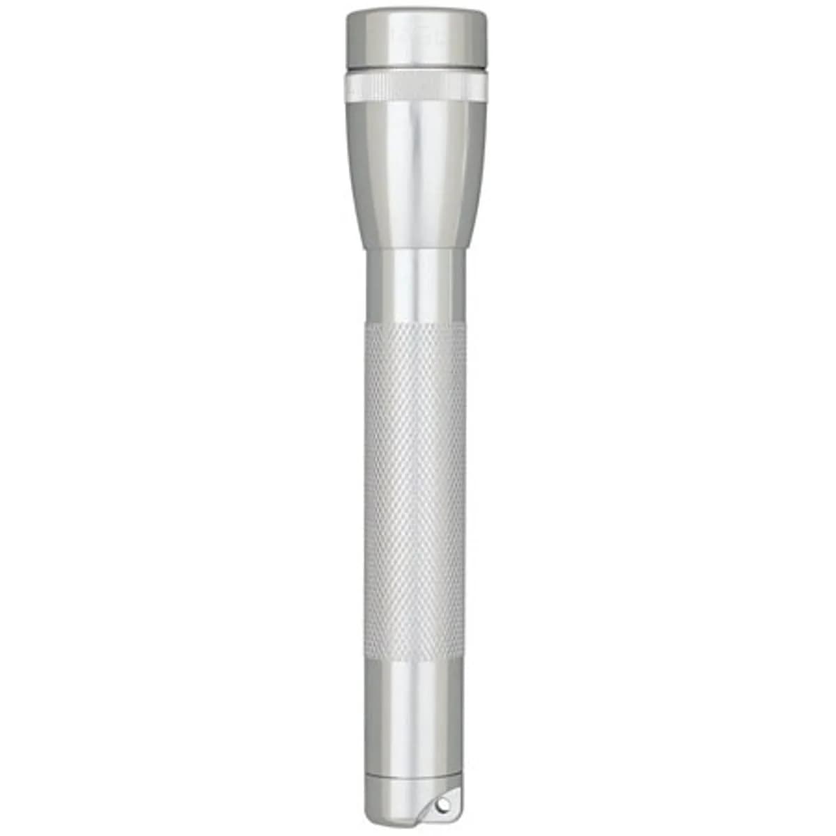 MagLite Mini Incandescent 2-Cell AA Flashlight | Compact, Durable & Weather-Resistant — Silver