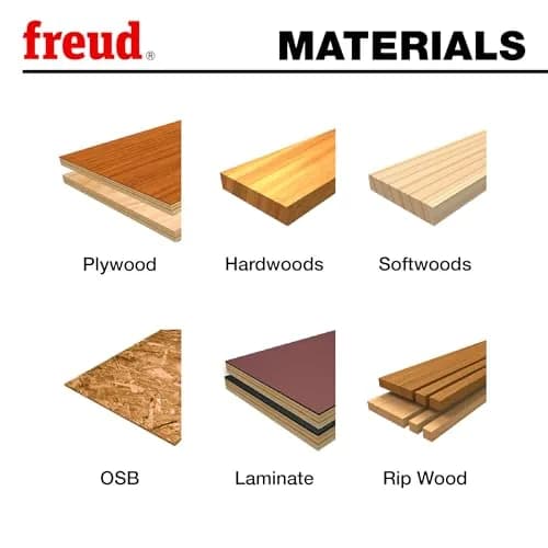 Freud 10-Inch 30 Tooth TCG Glue Line Ripping Saw Blade | Heavy-Duty, Anti-Vibration, Silver Coated (10 inch, 30T) thumbnail 2