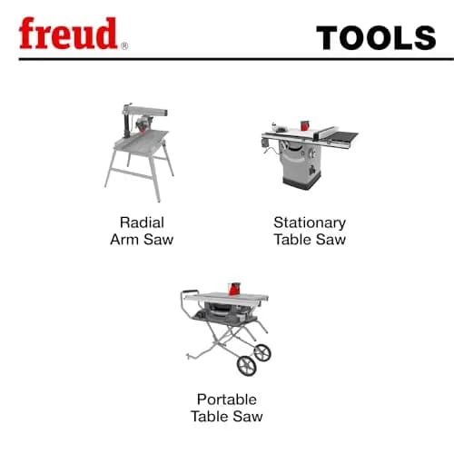 Freud 10-Inch 30 Tooth TCG Glue Line Ripping Saw Blade | Heavy-Duty, Anti-Vibration, Silver Coated (10 inch, 30T) thumbnail 3
