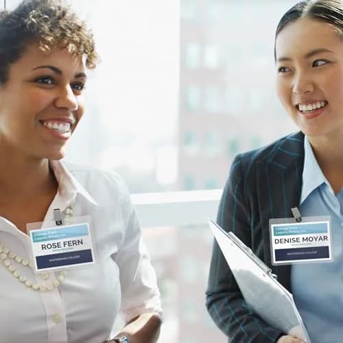 Avery Clip Style Name Tags, 2.25" x 3.5" | Reusable, Professional Badge Holders for ID & Events thumbnail 5