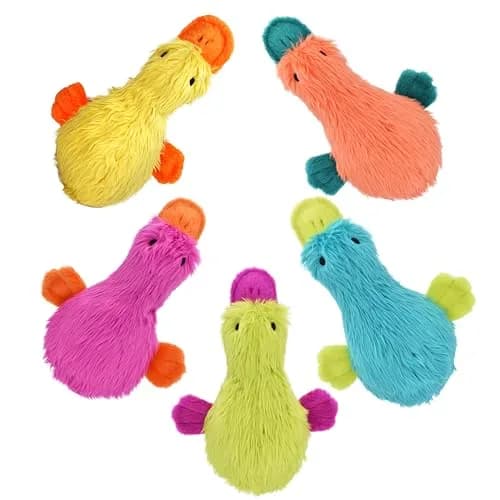 Multipet Duckworth Plush Dog Toy 15 inch | Assorted Colors, Soft & Squeaky (70-120 chars) thumbnail 1
