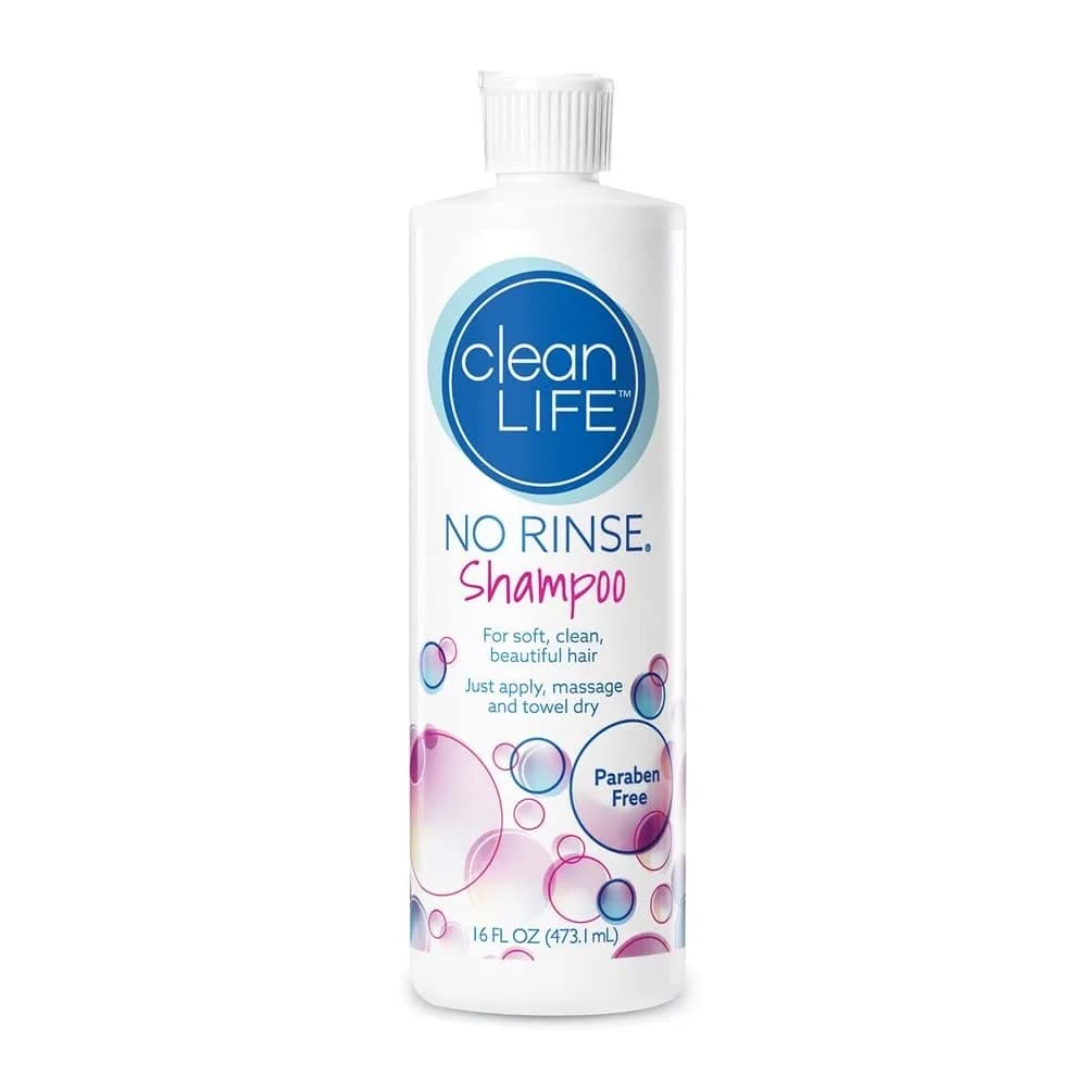 No-Rinse Waterless Shampoo 16 fl oz | Quick, Gentle, Water-Free Hair Care for Elderly & Travel - main product image