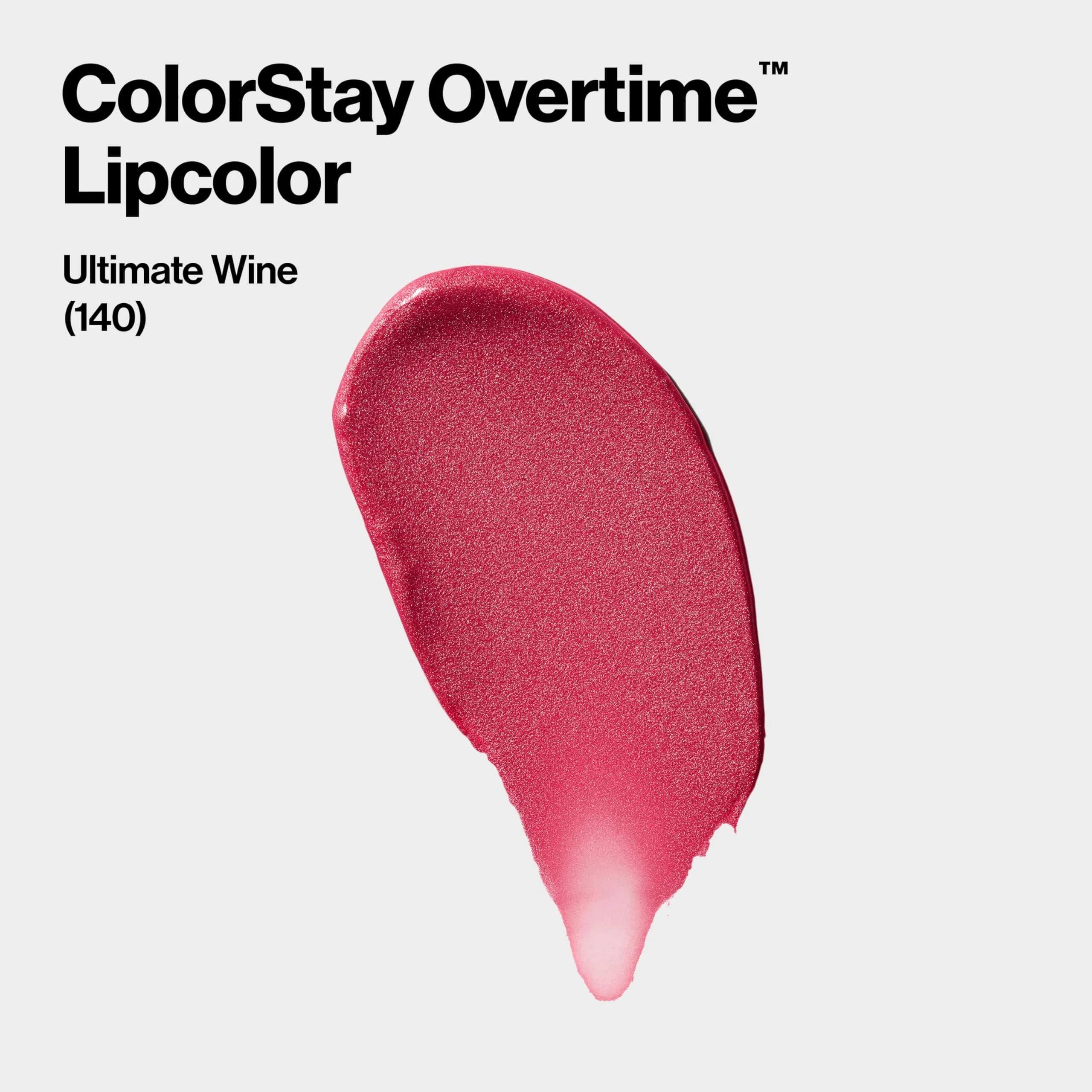 Revlon ColorStay Overtime Lipcolor, 140 Ultimate Wine, 0.07 fl oz thumbnail 2