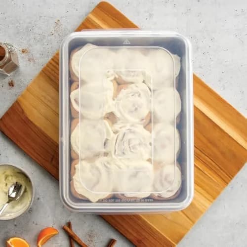 Nordic Ware 9 x 13 Aluminum Commercial Cake Pan with Lid | Durable, Even-Baking Aluminum Pan in USA thumbnail 8