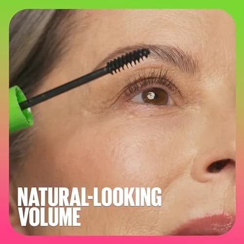 Maybelline Great Lash Washable Mascara Makeup, Volumizing Lash-Doubling Formula, Blackest Black, 12.7ml (0.43 Fl Oz) | Ophthalmologist Tested thumbnail 3