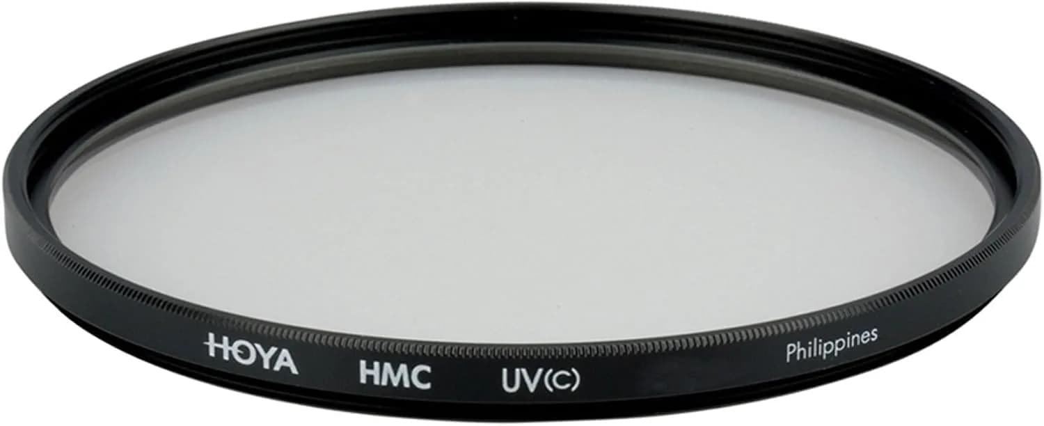 Hoya 55mm HMC UV(c) Haze Camera Lens Filter Multi-Coated Tempered Glass | 55mm UV Filter for DSLR & Mirrorless Cameras — 82 mm