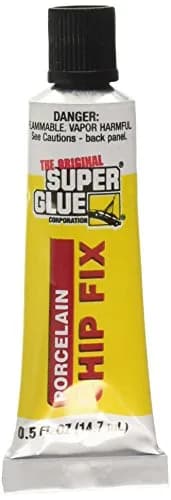 Super Glue Liquid White Glue | Porcelain Repair Adhesive, 14.7ml (0.5 Fl Oz) | Strong Bond for Ceramics & More thumbnail 1