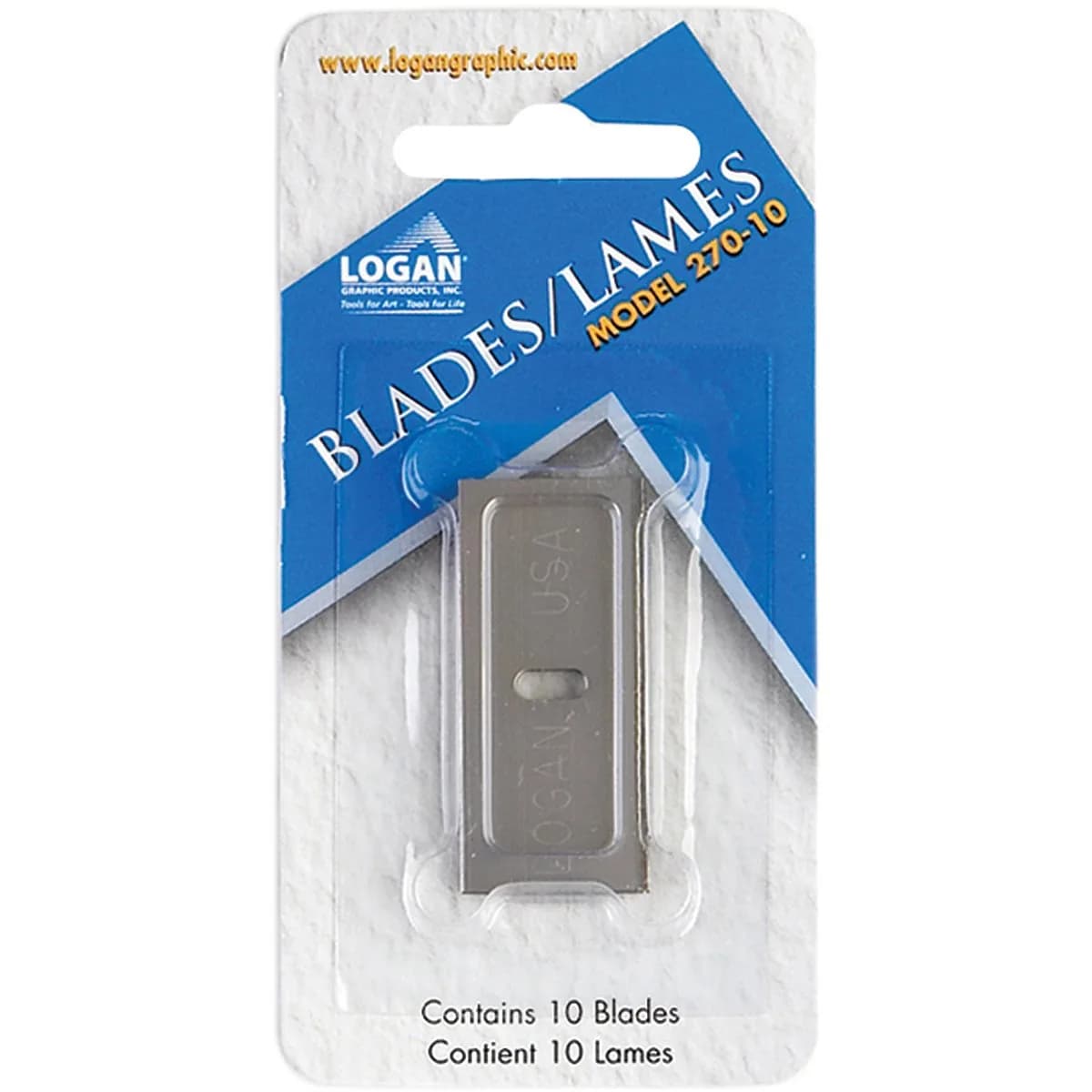 Logan Replacement Mat Cutters Blade 4.00 x 2.00 x 0.25 in | Sharp Stainless Steel Edge