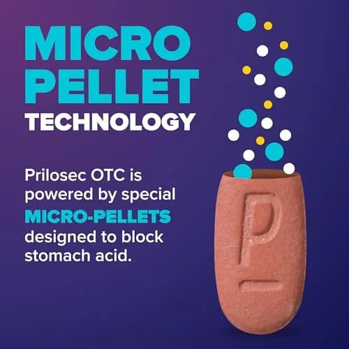 Prilosec OTC Omeprazole 20mg Tablets | 24-Hour Heartburn Relief for Adults thumbnail 9