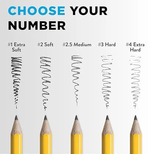 Ticonderoga Wood-Cased Pencils, Unsharpened, HB Soft, Yellow, 24 Count | Smooth Graphite for Students & Office thumbnail 7
