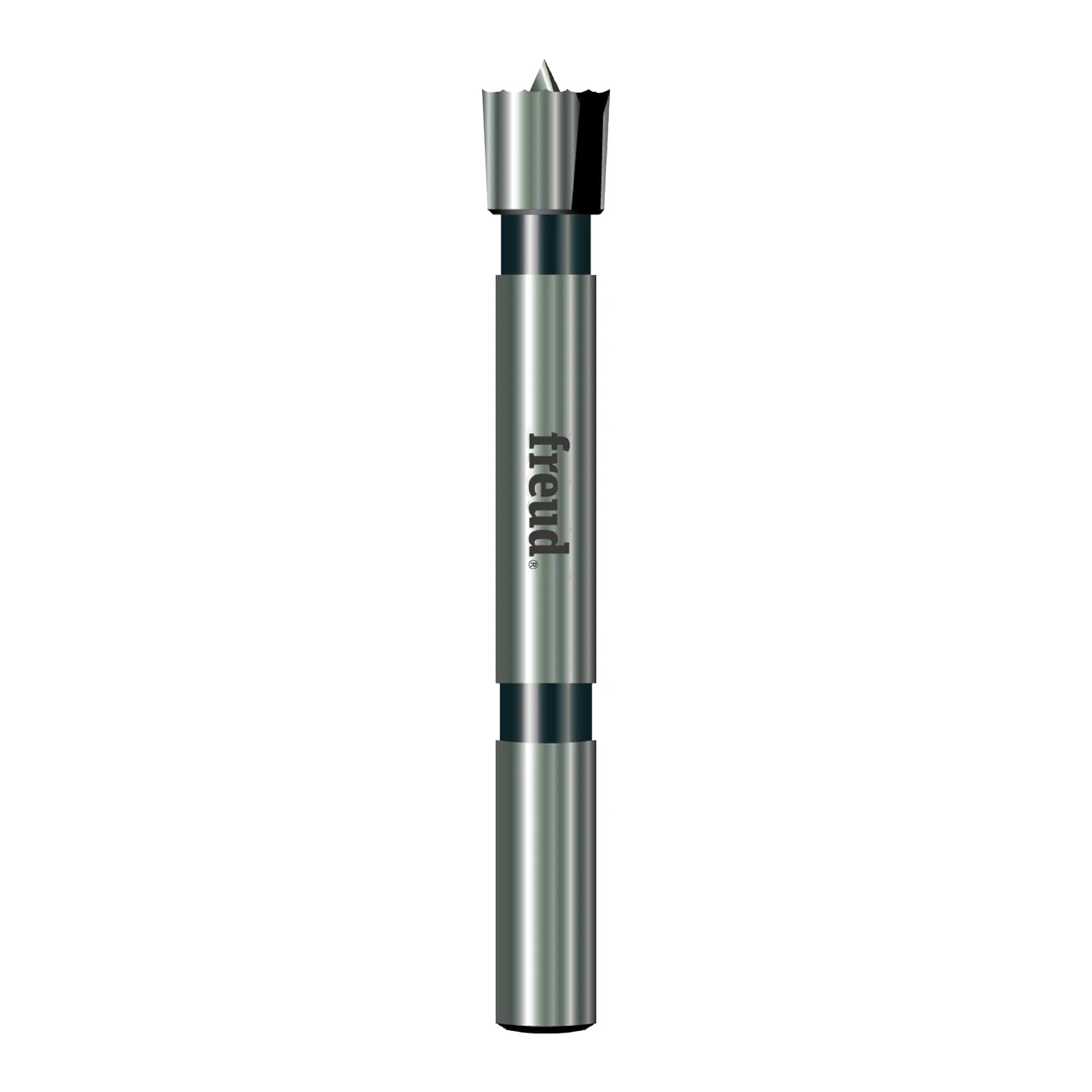 Freud PB-005 Forstner Drill Bit 3/4" (19.05mm) Shank 3/8" (9.53mm) | Precision Shear Serrated Edge for Clean Holes — 1/2 Inch