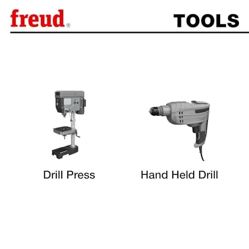 Freud PB-003 Precision Shear Serrated Edge Forstner Drill Bit 12.7mm (1/2-Inch) Shank 6.35mm (1/4-Inch) thumbnail 3