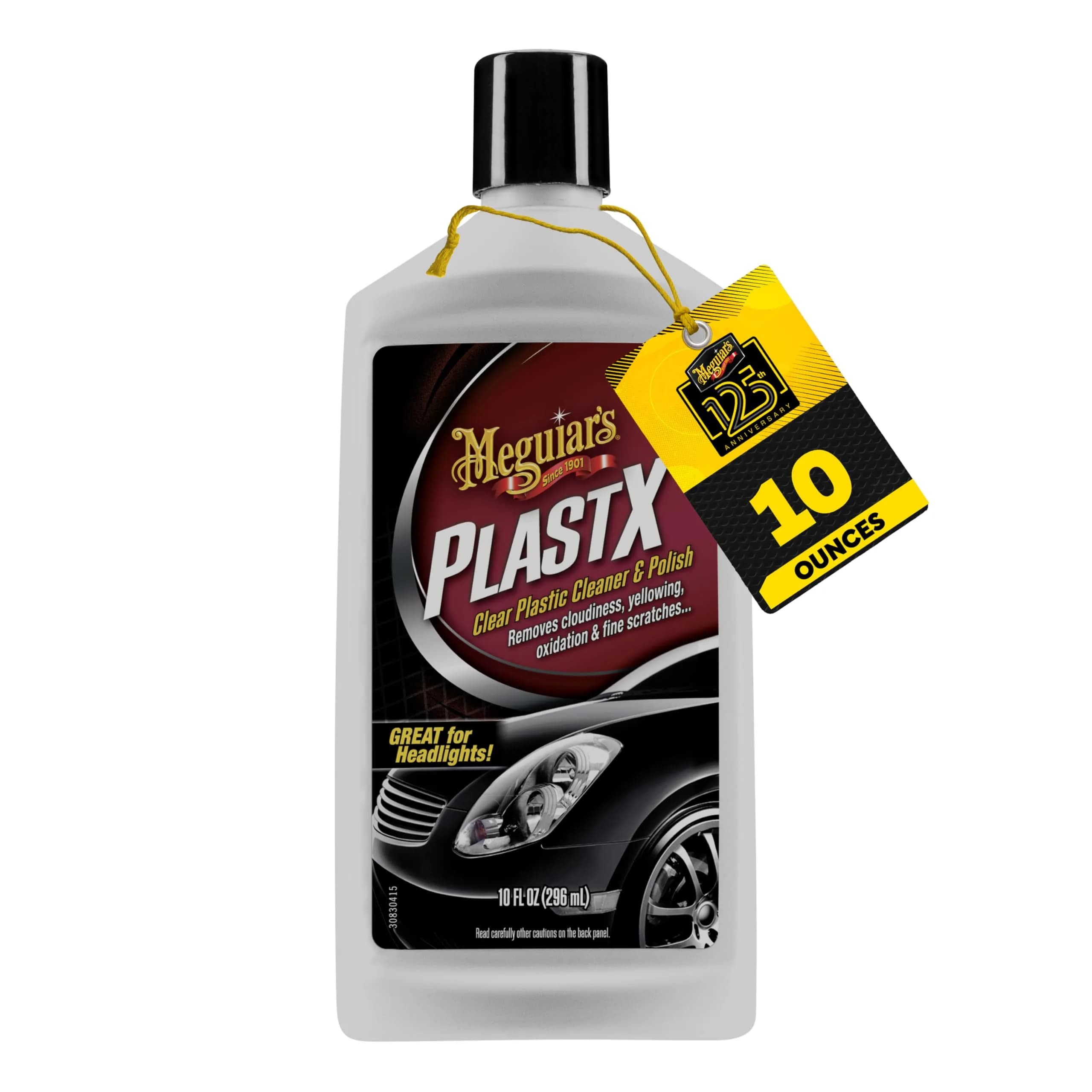 Meguiar's PlastX Clear Plastic Polish 295ml (10 Oz) | Restores Clarity & Removes Scratches - main product image