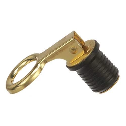 attwood Snap-Handle Drain Plug 1 Inch | Brass Locking Seal for Boating thumbnail 6