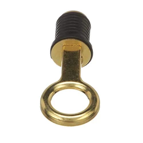 attwood Snap-Handle Drain Plug 1 Inch | Brass Locking Seal for Boating thumbnail 4