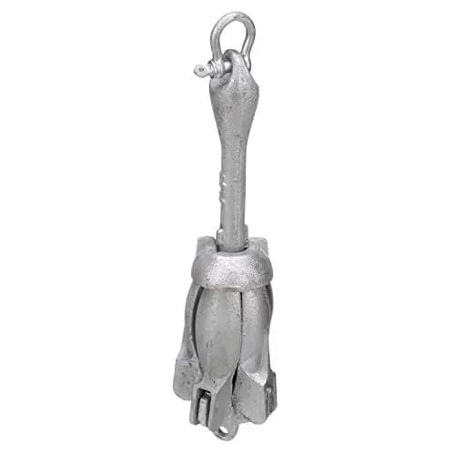 Attwood 5-lb Grapnel Folding Anchor - Galvanized | Secure Hold for PWCs & Small Boats thumbnail 4