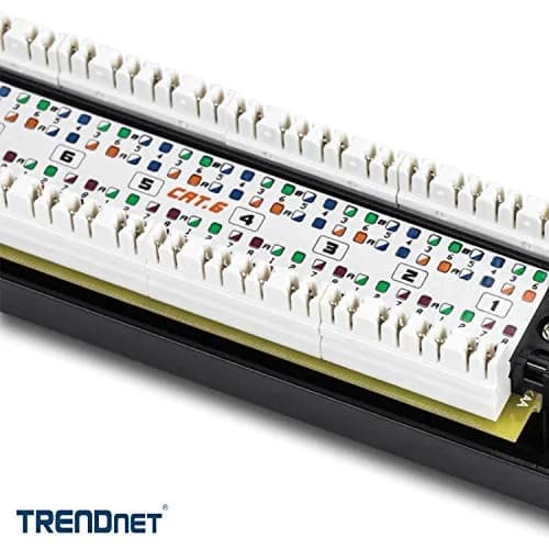 TRENDnet 16-Port Cat6 Unshielded Patch Panel, TC-P16C6 | 250Mhz Copper Gigabit Ethernet Ready thumbnail 4