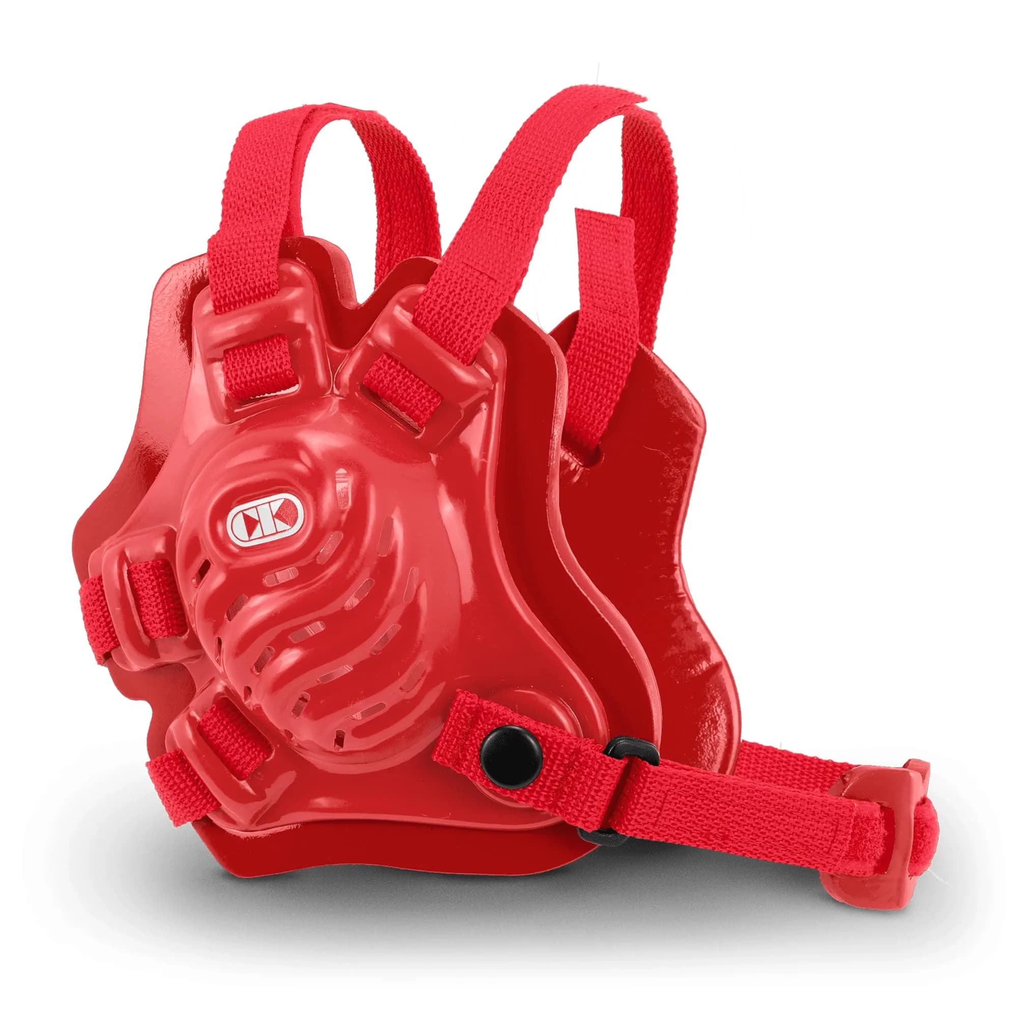 Cliff Keen Tornado Wrestling Headgear - Black/Black/Black - 168g (5.9oz) — Scarlet / Scarlet / Scarlet