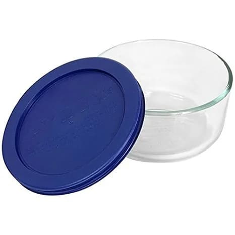 Pyrex Simply Store 2-Cup Round Glass Food Storage Dish with Lid | Microwave Safe, BPA-Free, 0.65L (2 Fl Oz) thumbnail 3