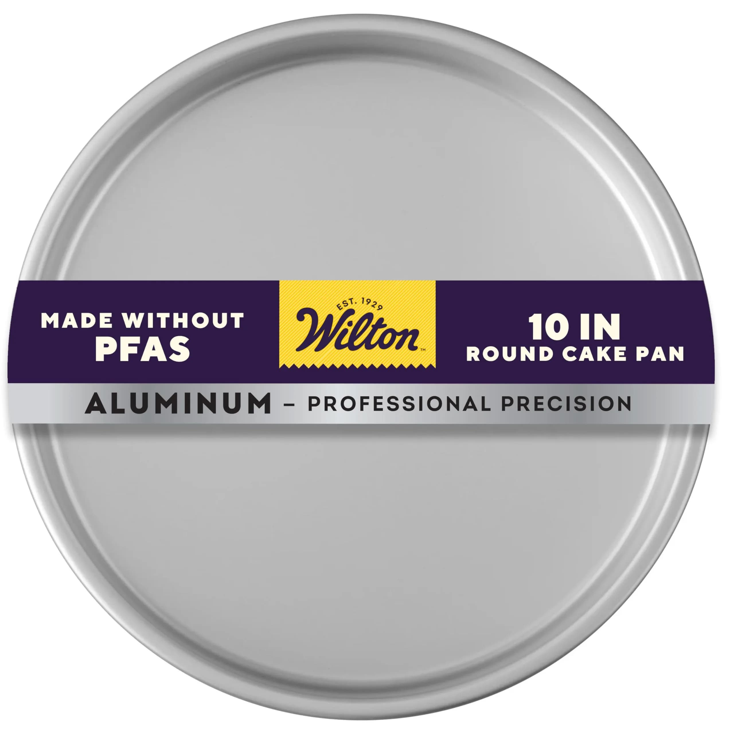 Wilton Performance Aluminum Round Cake Pan 25cm (10 in.) | Even Heat Distribution for Professional Baking - main product image