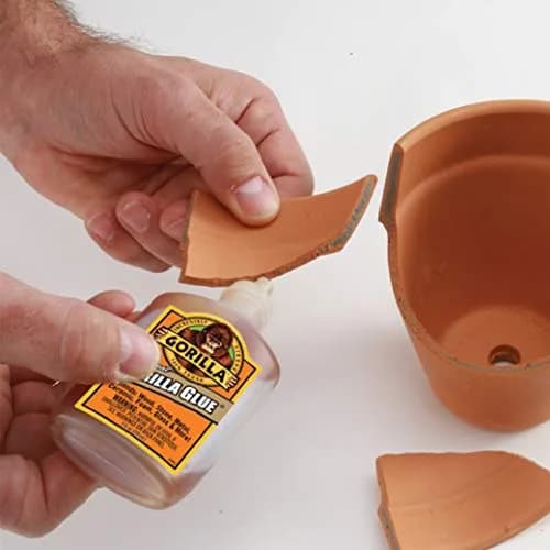 Gorilla Original Waterproof Polyurethane Glue 59ml (2 Fl Oz) | Bonds Wood, Stone, Metal, Ceramic, Foam, Glass, Concrete thumbnail 4