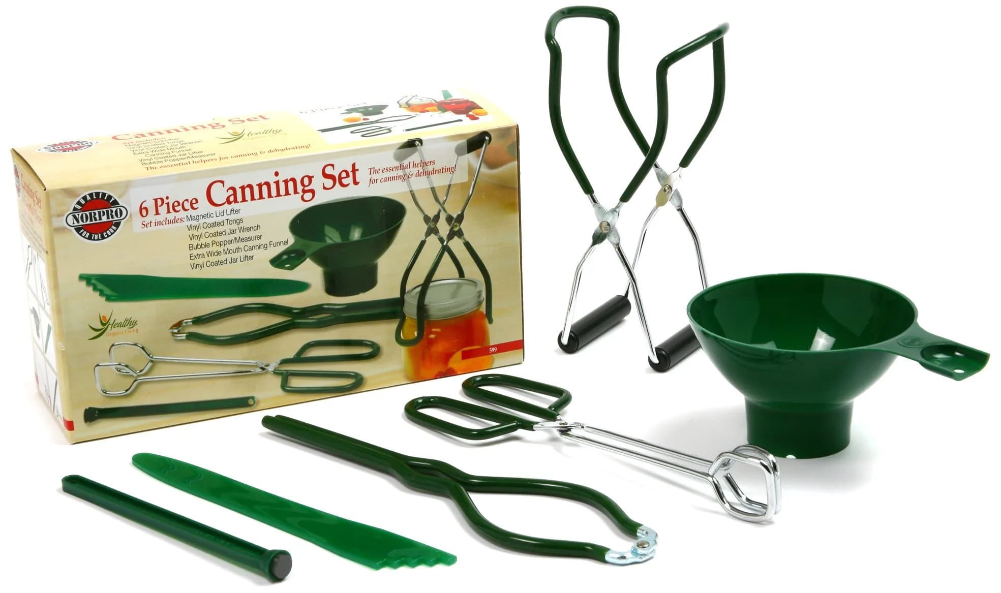 Norpro Canning Essentials Boxed Set, 6 Piece Set | Essential Tools for Home Canning & Dehydrating — One Size