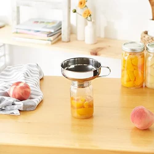 RSVP International Endurance Canning Funnel 2.27 kg (5 lb) | Non-Reactive Stainless Steel for Easy Canning thumbnail 4