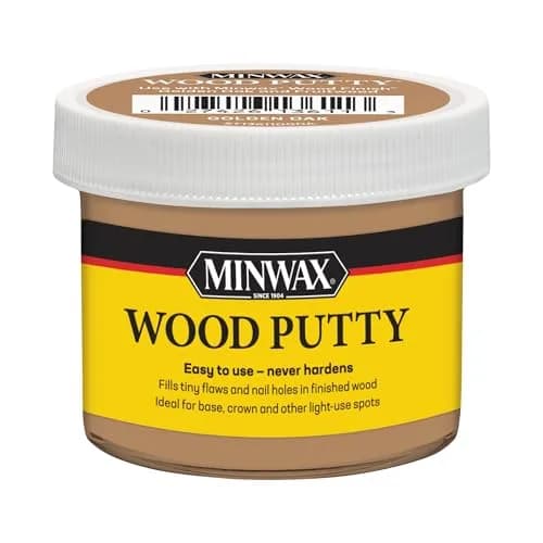 Minwax Wood Putty Golden Oak 106 g (3.75 oz) | Repairs Scratches & Gouges thumbnail 1