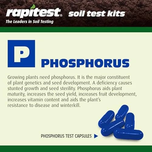 Luster Leaf Rapitest Soil Test Kit 40 Tests | Measures Soil pH, Nitrogen, Phosphorus, Potash thumbnail 4