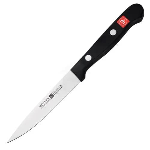 Wüsthof W-4060/10 4-Inch Paring Knife | High Carbon Stainless Steel, Black Handle thumbnail 1