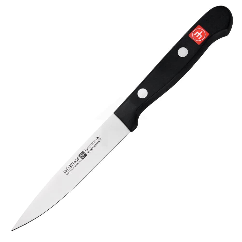 Wüsthof W-4060/10 4-Inch Paring Knife | High Carbon Stainless Steel, Black Handle - main product image