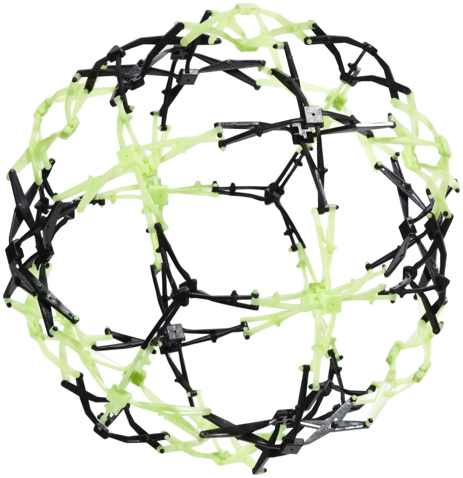 John N. Hansen Hoberman Mini Sphere - Firefly Glow | Expands from 5.5" to 12" in Dark - main product image