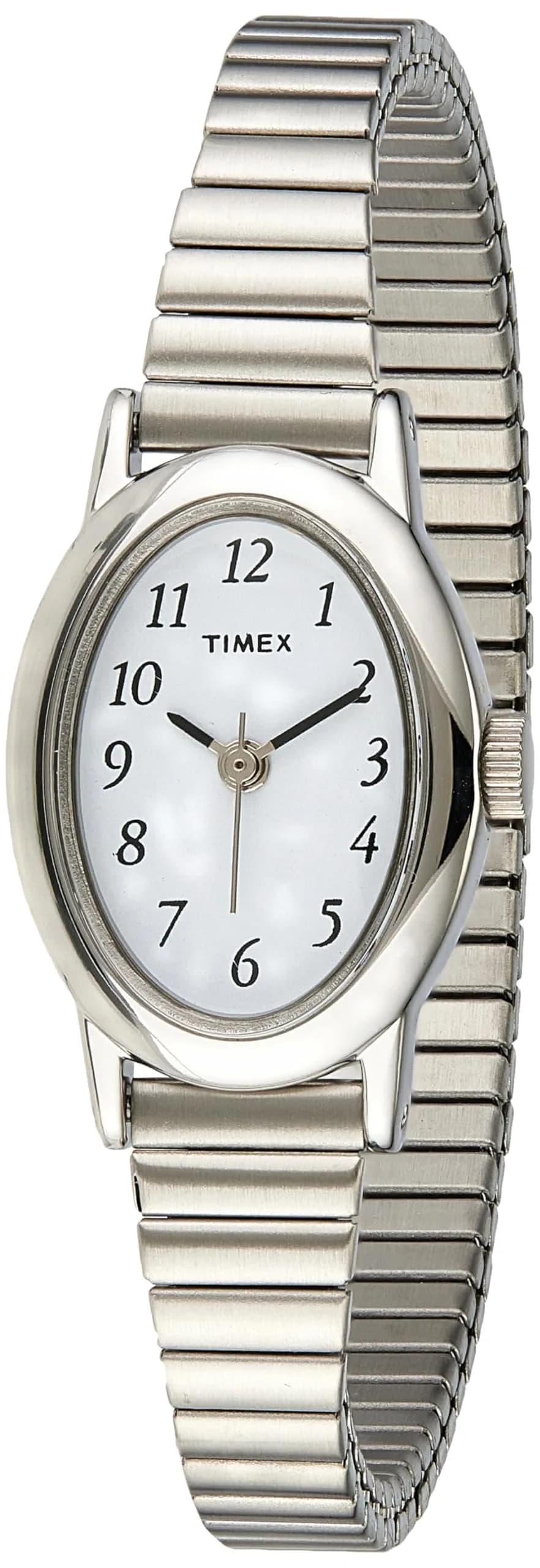 Timex Women's T21902 Cavatina Silver-Tone Stainless Steel Expansion Band Watch thumbnail 1