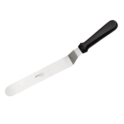 Ateco Ultra Offset Spatula 24.7cm (9.75-Inch) Stainless Steel Blade, Black Plastic Handle | Professional Baking Tool thumbnail 1