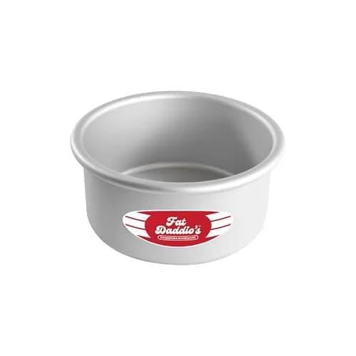 Fat Daddio's PRD-63 Anodized Aluminum Round Cake Pan, 6 x 3 inch | Even Heating & Durable Bakeware thumbnail 1
